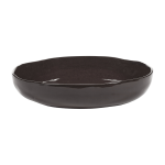 Bol de service en gr�s vitr� marron fonc� 31, 5cm la m�re - serax