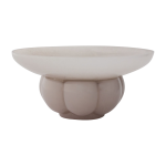Bol en verre rose p�le 33x15cm uva - aytm