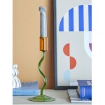 Bougeoir ada verre vert - bloomingville
