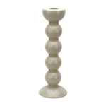 Bougeoir en bois cappuccino 24 cm bobbin - addison ross