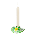 Bougeoir en c�ramique chapeau de cowboy vert 10cm - doiy