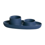 Bougeoir double bleu marine aye aye! - emko