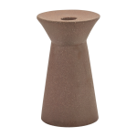 Bougeoir en gr�s rouge brique 16, 5cm marie - ann - serax