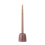 Bougeoir samsin gr�s violet - bloomingville