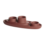 Bougeoir triple bordeaux aye aye! - emko
