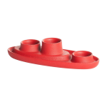 Bougeoir triple rouge aye aye! - emko