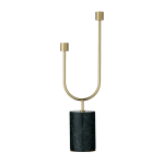 Bougeoir vert for�t et dor� 8 cm grasil - aytm