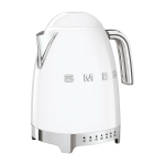 Bouilloire avec r�glage de temp�rature blanche 1, 7 l ann�es 50 - smeg
