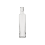 Bouteille d'huile en verre souffl� recycl� transparent ripple - ferm living