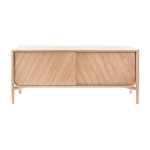Buffet bas en ch�ne naturel 185 x 45 x 65 cm marius - hart�