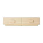 Buffet bas en sungkai cr�me 160x53, 3cm - hkliving