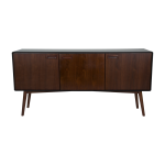 Buffet en bois noyer et ch�ne 398x150x73cm juju - dutchbone