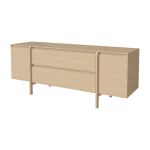 Buffet en ch�ne huil� blanchi 180cm daia - bolia