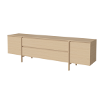 Buffet en ch�ne huil� blanchi 240cm daia - bolia