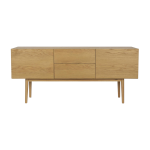 Buffet en ch�ne massif avec 2 portes et 2 tiroir 160x40x72cm hight - zuiver