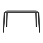 Bureau en ch�ne massif huil� teint� noir 30 x 130 cm graceful - bolia