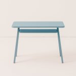 Bureau enfant en bois de h�tre bleu 70 x 45 x 50 cm growing green - nobodinoz
