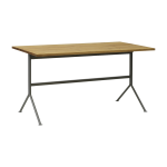 Bureau gris en bois de ch�ne 150 x 75 cm kip - normann copenhagen