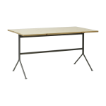 Bureau gris en bois de pin 150 x 75 cm kip - normann copenhagen