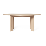 Bureau en h�tre huil� blanc 90x73, 9cm tarn - ferm living