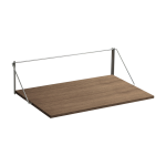 Bureau mural pliant en ch�ne fonc� 90x2x55, 5cm - moebe