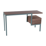 Bureau vert en noyer ktab simple - kann design