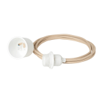 C�ble �lectrique blanc et sable pour suspension 2 m - ferm living