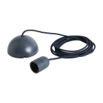 C�ble pour suspension en tissu bleu anthracite 400cm common cord set - hay