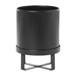 Cache - pot en acier noir bau pot - ferm living
