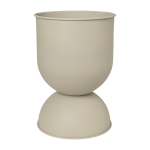 Cache - pot beige hourglass m - ferm living