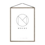 Cadre design � suspendre frame ch�ne a5 - moebe