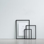 Cadre design � suspendre noir a2 frame aluminium - moebe