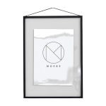 Cadre design � suspendre noir a5 frame aluminium - moebe