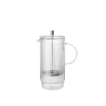 Cafeti�re � piston en verre souffl� recycl� transparent ripple - ferm living