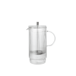 Cafeti�re � piston en verre souffl� recycl� transparent ripple - ferm living