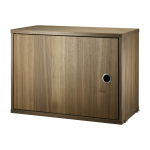 Caisson en noyer avec porte battante - string furniture
