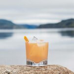 Caldera set de 4�verres � whisky 270cc - nude glass
