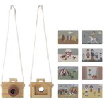 Cam�ra jouet dalton nature fsc� 100% bois d'h�v�a bloomingville mini