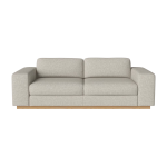 Canap� 2, 5 places sable et ch�ne sepia - bolia