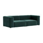 Canap� 2, 5 places en velour lola vert fonc� mags soft combinaison 1 - hay