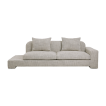 Canap� 2 places angle droit en polyester beige melange bay - broste copenhagen