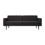 Canap� 2 places en polyester coffee 88x200 cm wind - broste copenhagen
