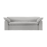 Canap� 244cm velours c�tel� cr�me nomade - hkliving