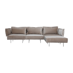 Canap� 3 places d'angle sable velvet - handv�rk