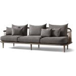 Canap� 3 places ch�ne huil� gris sc12 fly - &tradition