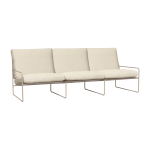 Canap� 3 places d'ext�rieur en acier et tissu beige 233x85x79cm desert 1 - ferm living
