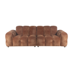 Canap� 3 places en velours cognac hackman - dutchbone