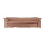 Canap� 305cm en lin rose poussi�re nomade - hkliving