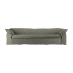 Canap� 305cm en lin vert arm�e nomade - hkliving