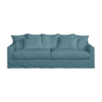 Canap� 4 places sweet lin bleu gris biarritz - home spirit